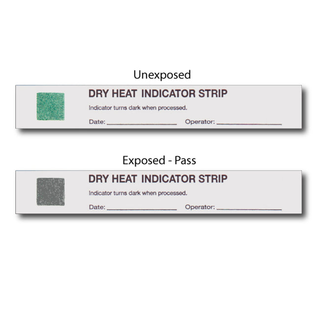 Crosstex | Indicator Strip, Dry Heat, 4", 100/bx | DIS-100