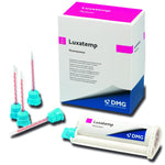 Luxatemp Fluorescence A3.5, 1 - 76 Gm. Cartridge and 15 Automix Tips. Temporary