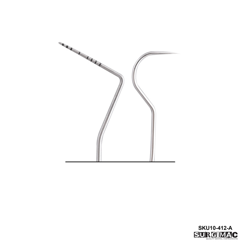 SurgiMac #23/Williams Probe, Double-Ended, Stainless Steel, Air Series, 1/Pk | SurgiMac Dental Supply