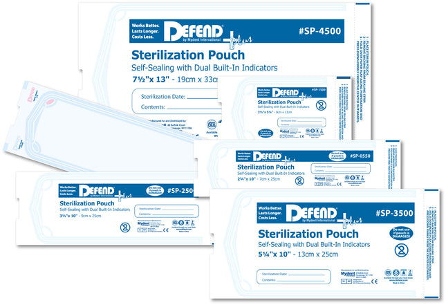 Mydent | Self-Seal Sterilization Pouch, 13" x 20", 200/bx, 5 Bx/Cs | SP-8000