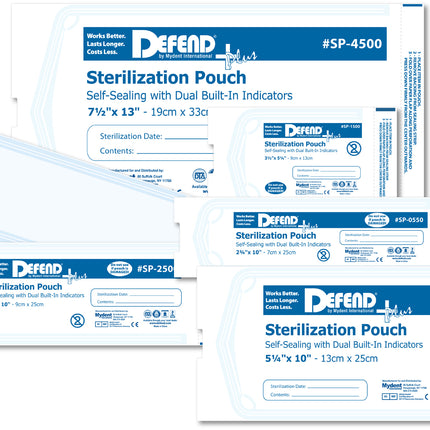Self-Seal Sterilization Pouch | 2.25" x 2.75", 200/bx, 25bx/cs | Mydent | SurgiMac