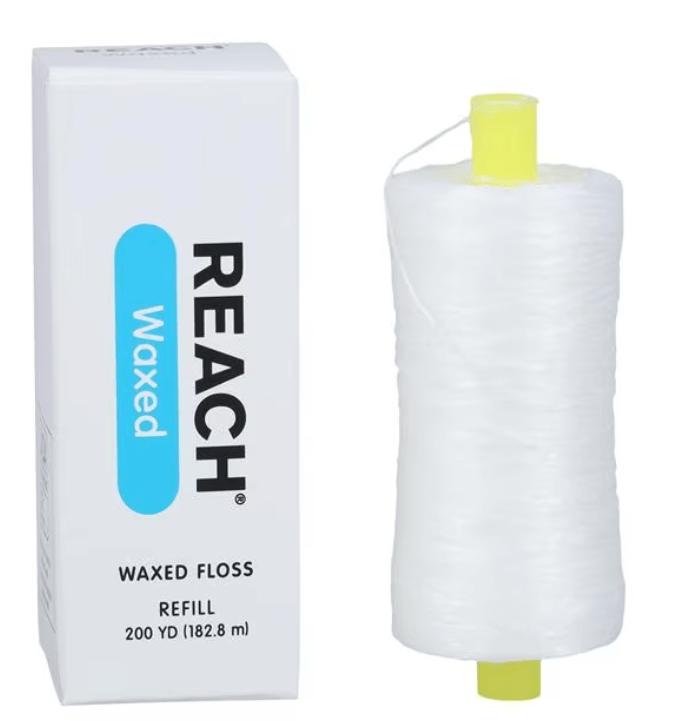 REACH Dental Floss, Waxed, 200 yds, 24 rl/cs | SurgiMac Dental Supply