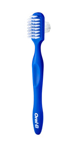 Oral-B Denture Brush - Dual Head Design, Easy-Grip Handle, 6/Box 80310196