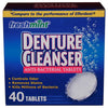 Freshmint Denture Cleanser Tablet - 40 tablets/Box. Removes stains, controls
