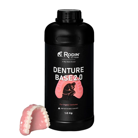 Rodin Denture Base 2.0, Original Pink,  1kg/Bottle