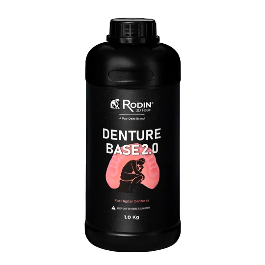 Rodin Denture Base 2.0, Original Pink,  1kg/Bottle