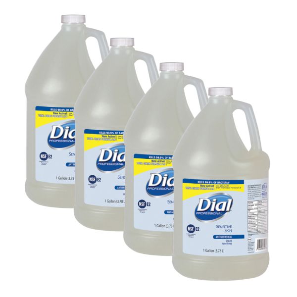 Dial Sensitive Skin Antibacterial Liquid Hand Soap 