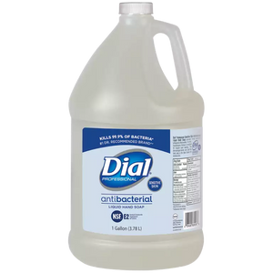 Dial Sensitive Skin Antibacterial Liquid Hand Soap - 4 Gallon Refill | SurgiMac Dental Supply