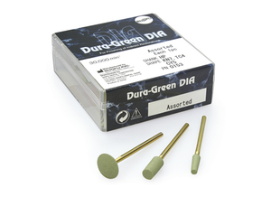 Dura-Green DIA Stone, RD3, ISO #036, HP, 3/pk 0159