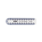 E-Z ID Instrument Rings Large 1/4" - Neon Blue. Package of 25 Rings | SurgiMac Dental Supply
