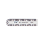 E-Z ID Instrument Rings Large 1/4" - Neon Blue. Package of 25 Rings | SurgiMac Dental Supply