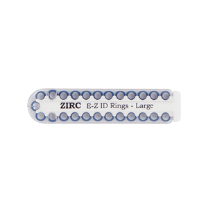 E-Z ID Instrument Rings Large 1/4" - Neon Blue. Package of 25 Rings | SurgiMac Dental Supply