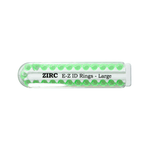 E-Z ID Instrument Rings Large 1/4" - Neon Blue. Package of 25 Rings | SurgiMac Dental Supply