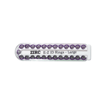 E-Z ID Instrument Rings Large 1/4" - Neon Blue. Package of 25 Rings | SurgiMac Dental Supply