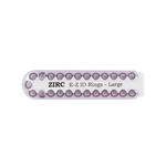 E-Z ID Instrument Rings Large 1/4" - Neon Blue. Package of 25 Rings | SurgiMac Dental Supply