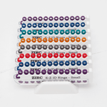 E-Z ID Instrument Rings - Small 1/8", 200/Pk. Classic Colors Kit. Includes 2 | SurgiMac Dental Supply