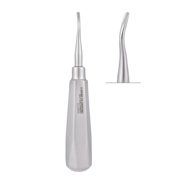 SurgiMac 46R Posterior Flared Tip Elevator, Mesial, Smooth, 2.75mm, Stainless Steel, Air Series, 1/Pk