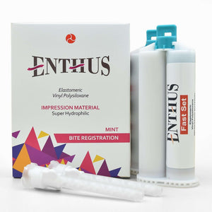 ENTHUS Bite Registration, Spearmint, 2 x 50ml & 6 Tips | SurgiMac Dental Supply