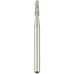 Robot FG Diamond, Flat End Tapered Cylinder, ISO #170/012, 4.0 Length, Standard, 1/pk 0810-1