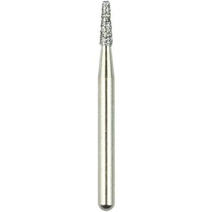 Robot FG Diamond, Flat End Tapered Cylinder, ISO #170/012, 4.0 Length, Standard, 1/pk 0810-1