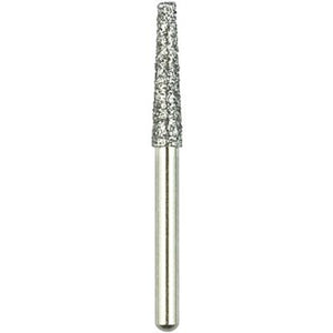 Robot FG Diamond, Flat End Tapered Cylinder, ISO #172/021, 9.0 Length, Standard, 1/pk 0818-1