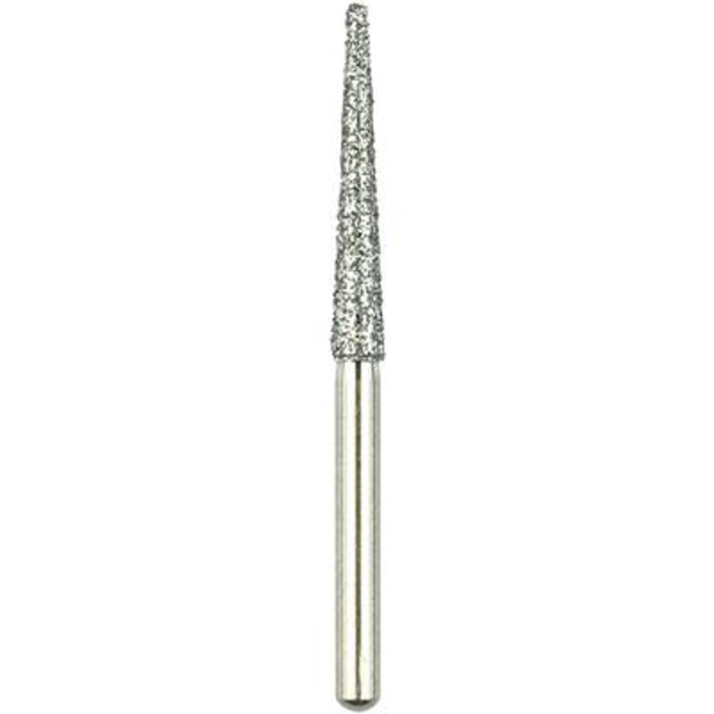 Robot FG Diamond, Flat End Tapered Cylinder, ISO #174/020, 12.0 Length, Standard, 1/pk 0822-1