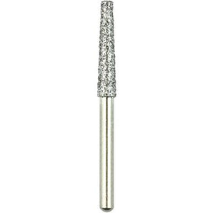 Robot FG Diamond, Flat End Tapered Cylinder, ISO #173/022, 10.0 Length, Standard, 1/pk 0824-1