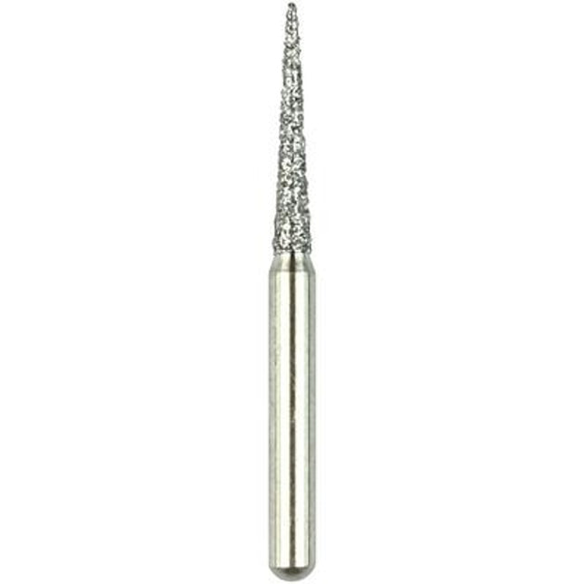 Shofu Dental | Robot FG Diamond, Needle Tapered Cylinder, ISO #165/013, 8.0 Length, Standard, 1/pk | 0848-1