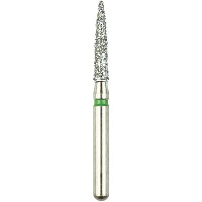 Shofu Dental | Robot FG Diamond, Flame, ISO #249/015, 7.5 Length, Coarse, 1/pk | 840C-1