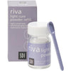 Riva Light Cure Powder Refill 15g jar Shade A3 Extra Light Yellow 50/bx