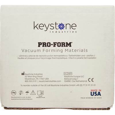 Pro-form Soft EVA Tray Material, Clear