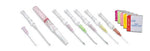 Safelet I.V. Catheter - 24 gauge x 3/4", 50/Bx. Yellow Hub, Latex free | SurgiMac Dental Supply