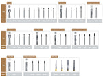 Pac-Dent FG #557 Straight Fissure Crosscut Carbide Bur, Package of 100 Burs | SurgiMac Dental Supply