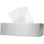 House Brand 2-Ply Facial Tissues, White, Flat Box, 100 Tissues Per Box, Case | SurgiMac Dental Supply