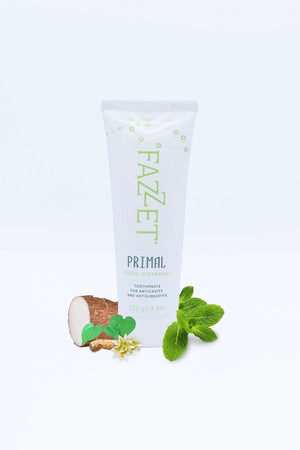 FAZZET “Primal” Anti-Cavity and Anti-Gingivitis Toothpaste x 4.3oz Contains: Stannous Fluoride | SurgiMac Dental Supply