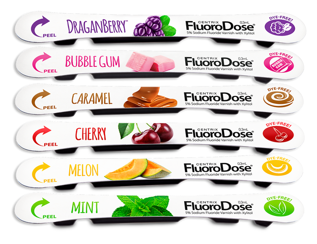 Centrix FluoroDose Fluoride Varnish with Xylitol