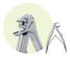 Premier Child Size #C1 Mandibular Extracting Forceps, For Laterals