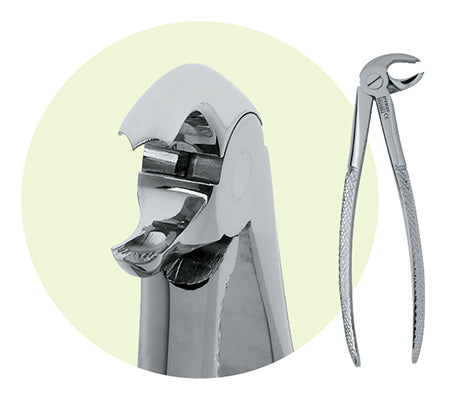 Premier Mead #4 Mandibular Forceps, for extracing 1st, 2nd &amp; 3rd Molars