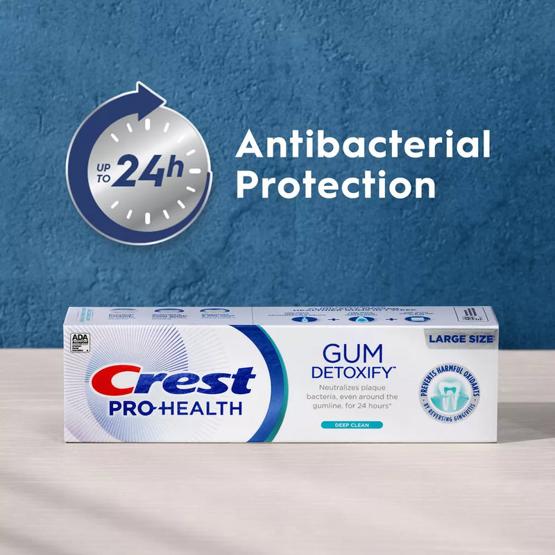 Crest PH Gum Detoxify Toothpaste, Deep Clean, 4.8 oz Tube, 24/Cs 80826816