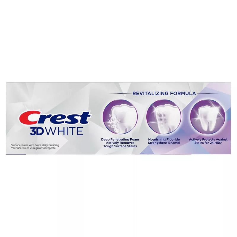 Crest 3D White Brilliance Toothpaste, Vibrant Peppermint, 3.5 oz Tube, 24/cs 80701355