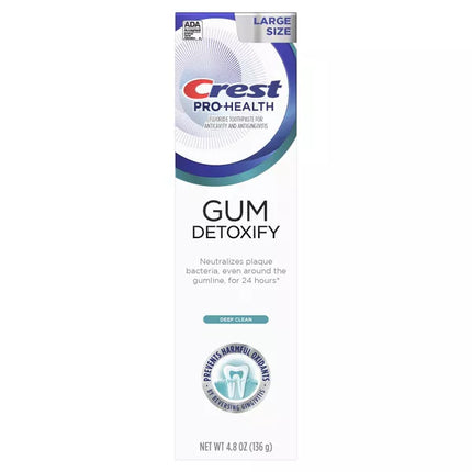 Procter & Gamble | Crest PH Gum Detoxify Toothpaste, Deep Clean, 4.8 oz Tube, 24/Cs | 80755925