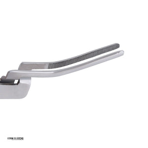 SurgiMac Articulating Paper Forceps, Curved, Serrated, Stainless Steel, Pro Series, 1/Pk | SurgiMac Dental Supply