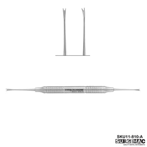 SurgiMac Gauze Packer, Double-Ended, Stainless Steel, Air Series, 1/Pk | SurgiMac Dental Supply