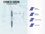 #32L Endodontic Excavator, Double Ended, Blue, Stainless Steel, Air Series, 1/Pk 12-932