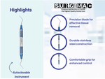 #32L Endodontic Excavator, Double Ended, Blue, Stainless Steel, Air Series, 1/Pk 12-932