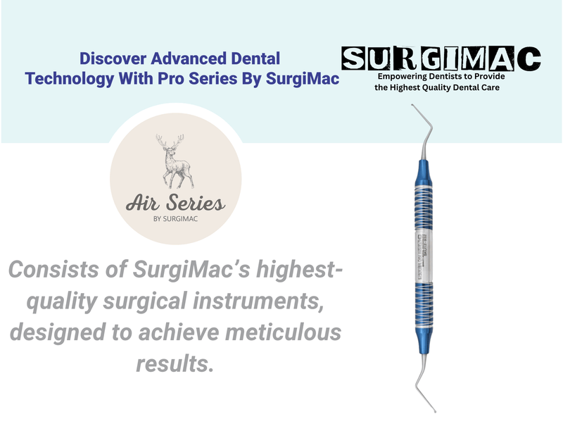 #32L Endodontic Excavator, Double Ended, Blue, Stainless Steel, Air Series, 1/Pk 12-932