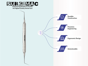 SurgiMac General Endodontic Explorer, Double-Ended, Stainless Steel, Pro Series, 1/Pk | SurgiMac Dental Supply