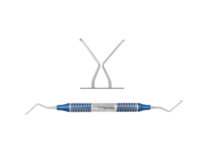 SurgiMac #31L Endodontic Excavator, Double Ended, Blue, Stainless Steel, Air Series, 1/Pk 12-930
