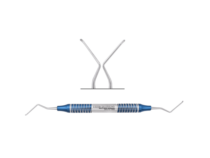 SurgiMac #31L Endodontic Excavator, Double Ended, Blue, Stainless Steel, Air Series, 1/Pk 12-930