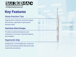 SurgiMac #U15/33 Towner-Jacquette Scaler, Double Ended, Stainless Steel, Hexa Series, 1/Pk | SurgiMac Dental Supply
